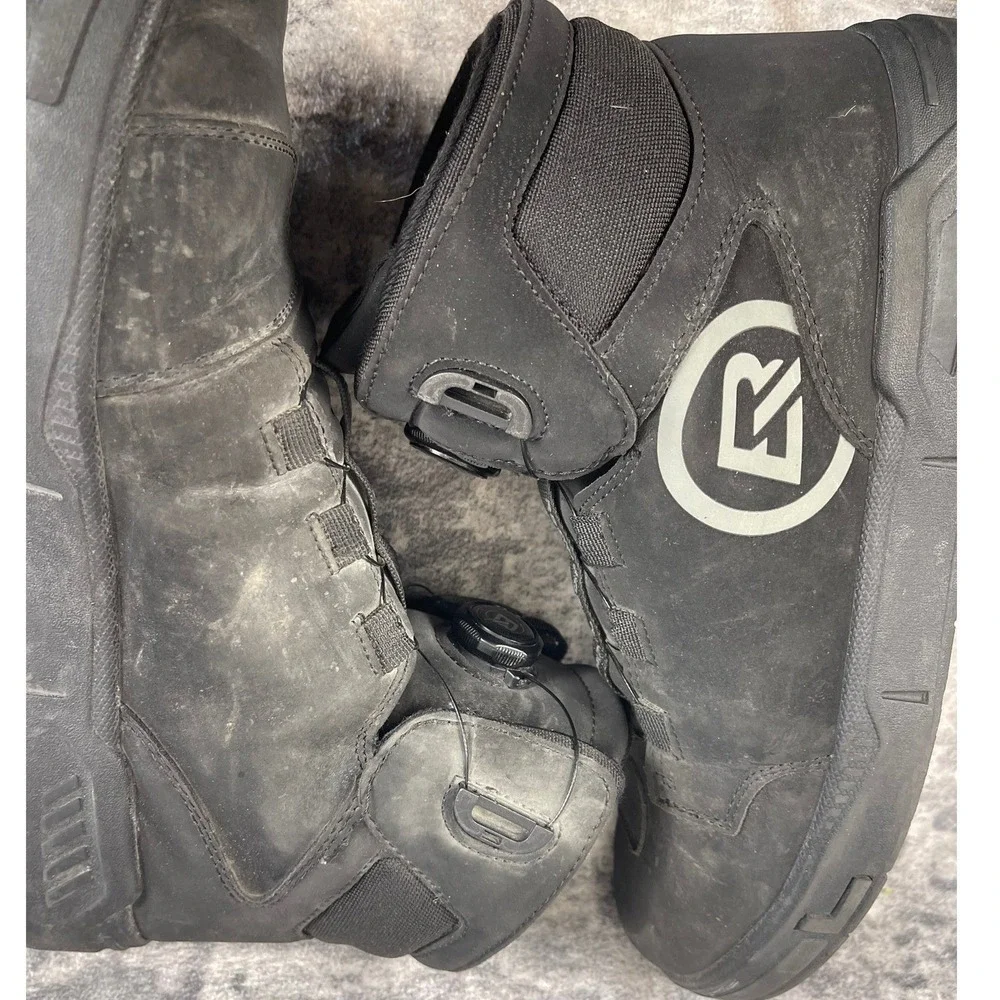 RockBros Men's Size 9 Cycling Motorcycle‎ Boots Black High Top Riding Shoes